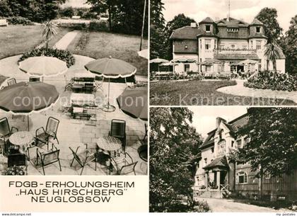 Neuglobsow FDGB Erholungsheim Haus Hirschberg