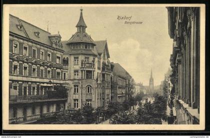 AK Rixdorf, Bergstrasse aus der Vogelschau