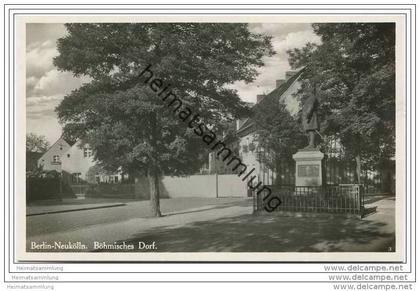 Berlin-Neukölln - Böhmisches Dorf - Foto-AK ca. 1935