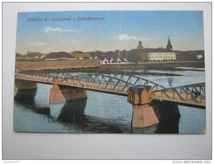 Küstrin ,  Cüstrin  ,1917  ,  Schöne Karte , 2 Scans