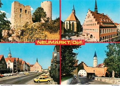Neumarkt Oberpfalz Burgruine Zentrum Kirche Hauptstrasse