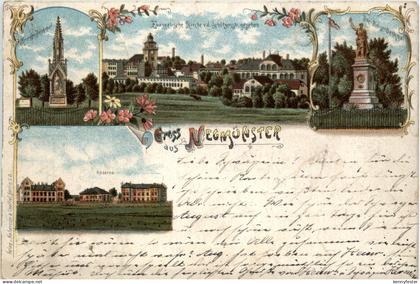 Gruss aus Neumünster - Litho