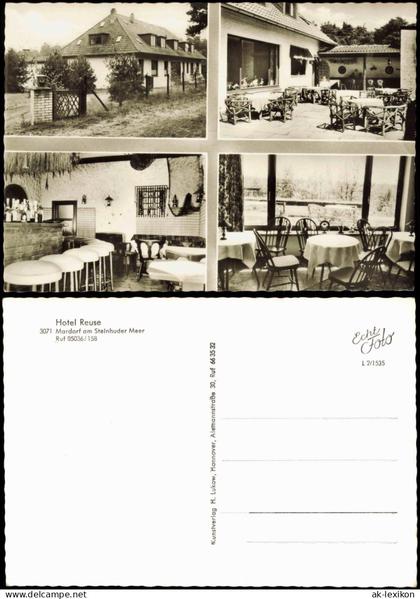 Mardorf Steinhuder Meer Neustadt am Rübenberge 4 Bild Hotel Reuse 1962
