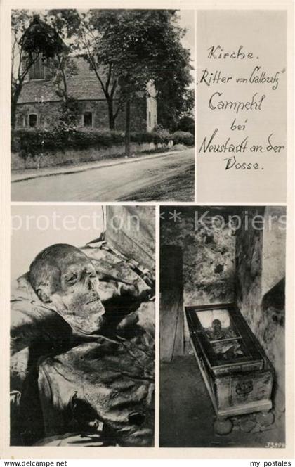 Neustadt Dosse Kirche Grab Ritter von Calbutz Campehl
