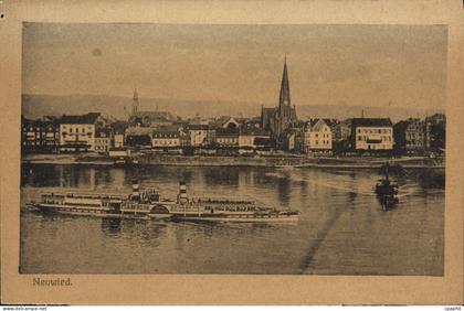 CPA Neuwied Bateau