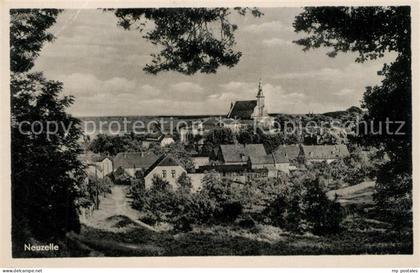 Neuzelle Ortsansicht mit Kirche