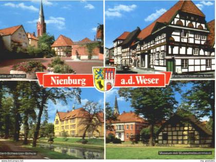 Nienburg Weser Nienburg Posthof Markt Schule Museum x 1990