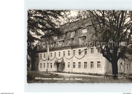 Niesky FDGB Sanatorium Heideland See