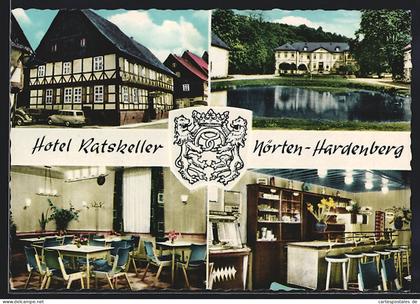 AK Nörten-Hardenberg, Hotel Ratskeller, Aussen- u. Innenansichten