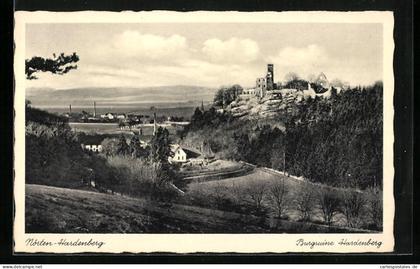 AK Nörten-Hardenberg, Totale mit Burgruine Hardenberg
