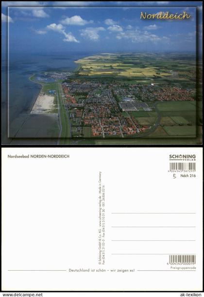 Ansichtskarte Norddeich-Norden Luftaufnahme Nordseebad NORDEN-NORDDEICH 2010