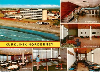 Norderney Nordseebad Kurklinik Norderney Empfangshalle Aufenthaltsraum Speisesaa