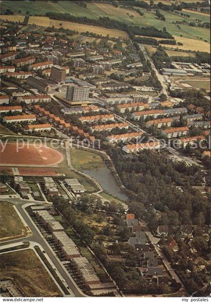 Norderstedt Gartenstadt Falkenberg Sportstadion Fliegeraufnahme