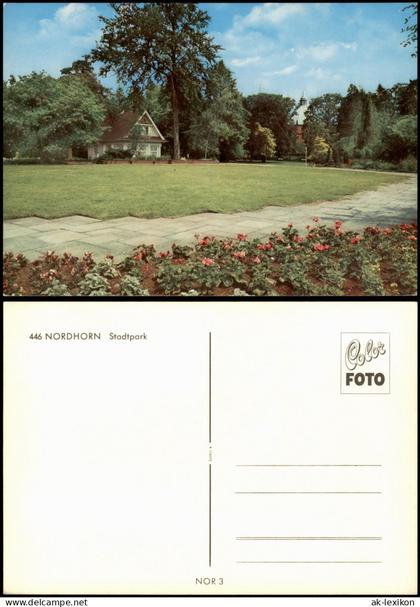 Ansichtskarte Blanke-Nordhorn Stadtteilansichten Nordhorn Stadtpark 1985