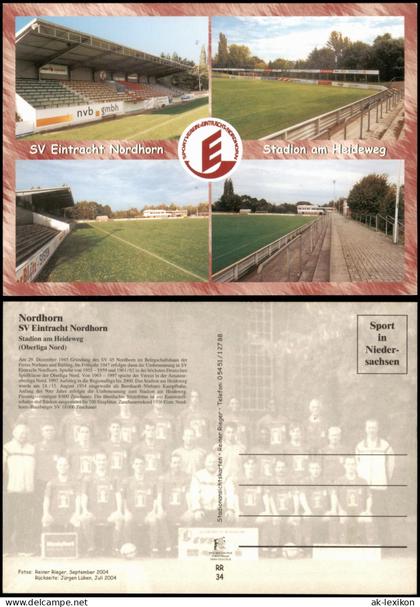 Ansichtskarte Nordhorn Stadion am Heideweg - 4 Bild 2004