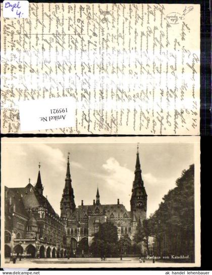 195921,Aachen Bad Aachen Rathaus m. Katschhof