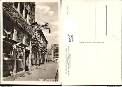 721031 Aachen Gasthaus zum Postwagen LK Aachen