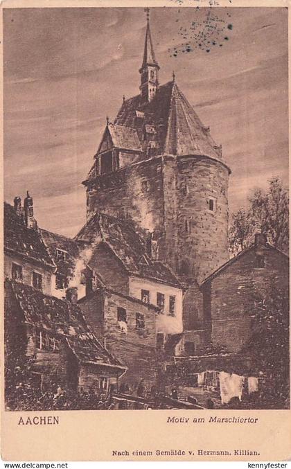 Aachen Motiv am Marschiertor Kat. Aachen