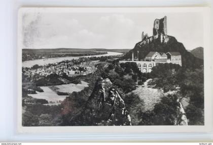 AK Königswinter Der Drachenfels 327 m mit Königswinter 1954 gebraucht #PK525