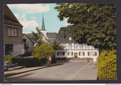 Ansichtskarte Halver NRW Strassenansicht Fachwerkhaus n. Essen