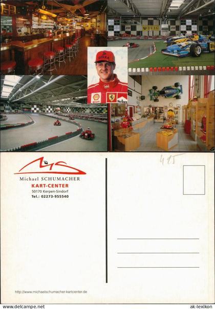 Ansichtskarte Kerpen Sindorf Michael SCHUMACHER Kart Center 1998