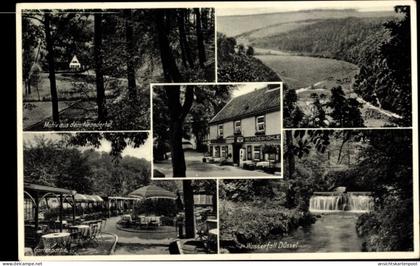 CPA Erkrath in Nordrhein Westfalen, Wasserfall Düssel, Gasthaus Neanderhöhle, Neandertal