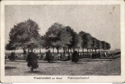CPA Friedrichsfeld Voerde am Niederrhein, Franzosenfriedhof