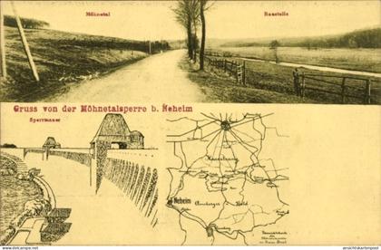 CPA Möhnesee in Westfalen, Möhnetalsperre, Möhnetalsperre b. Neheim, Möhnetal, Baustelle, Sperrmau