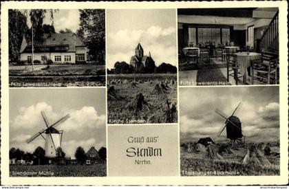 CPA Stenden Kerken am Niederrhein, Tönisberger Bockmühle, Fritz Lewerentz Heim, Kirche