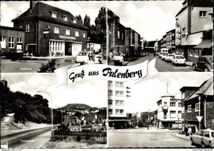 CPA Übach Palenberg Nordrhein Westfalen, Bahnhof, Kirchstraße, Teilansicht