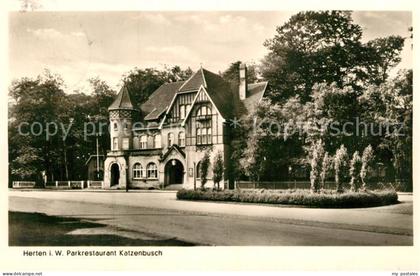 Herten Westfalen Parkrestaurant Katzenbusch