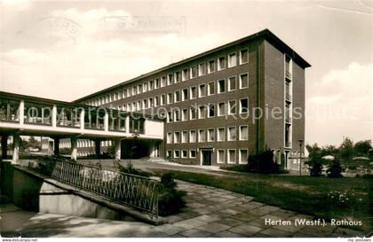 Herten Westfalen Rathaus Aussenansicht