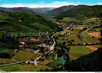 Lennestadt Gleierbrueck und Saalhausen Fliegeraufnahme