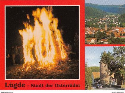 Lüdge, Stadt der Osterräder, Mehrbildkarte ngl #F6772
