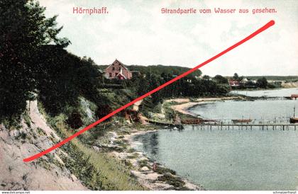 AK Hörnphaff Höruphaff Høruphav Hørup Hav Strandpartie Sonderburg Augustenburg Alsen Als Nordschleswig Danmark Dänemark