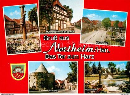 Northeim Brunnen Muenster Muensterapotheke Sankt Spiritus Muenster Brauerei
