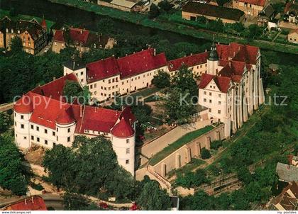 Nossen Schloss Nossen Fliegeraufnahme