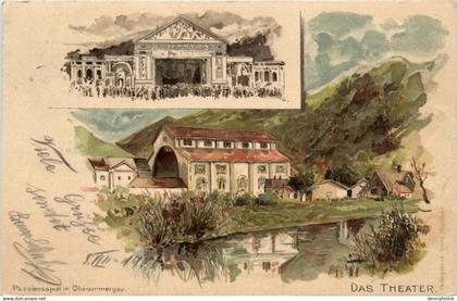 Oberammergau - Litho