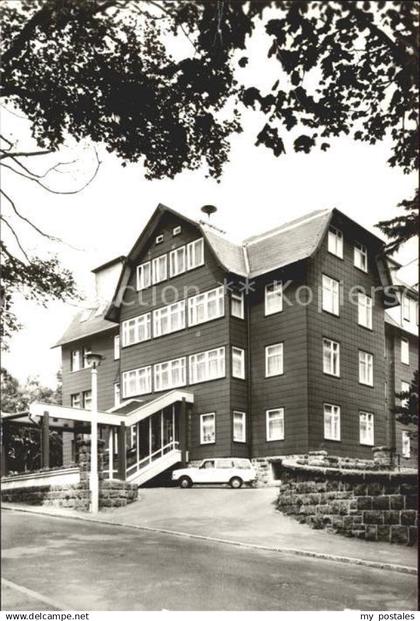 Oberhof Thueringen Konsum Erholungsheim Oberhof