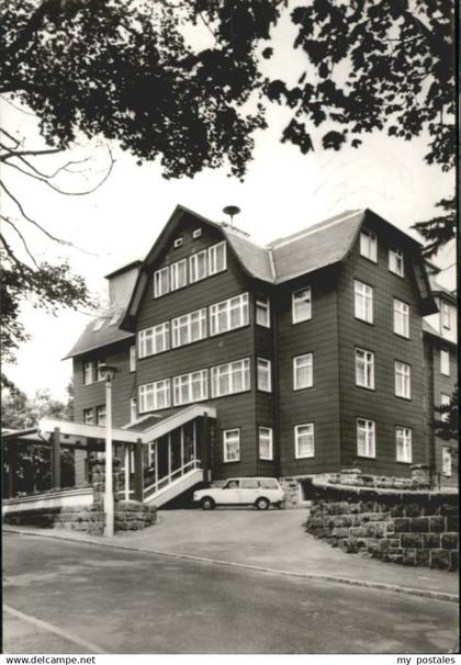 Oberhof Thueringen Konsum-Erholungsheim Oberhof