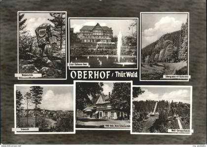 Oberhof Thueringen Oberhof Wappenstein Sprungschanze Ernst Thalmann Haus