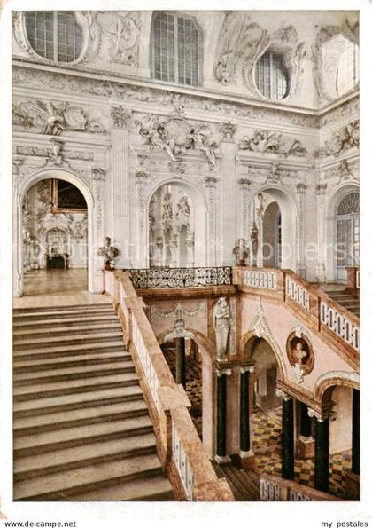 Schleissheim Oberschleissheim Neues Schloss Treppenaufgang