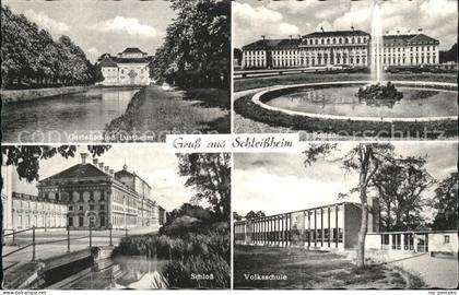 Schleissheim Oberschleissheim Volksschule u.Schloss