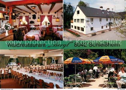 Schleissheim Oberschleissheim Waldrestaurant Bergl Saal Terrasse