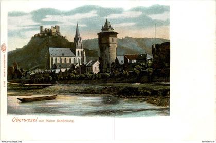 Oberwesel mit Ruine Schönburg