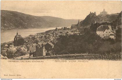 Oberwesel und Burg Schönburg
