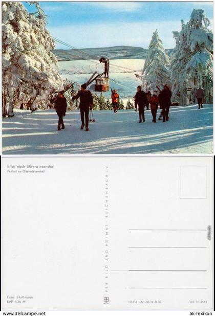 Ansichtskarte Oberwiesenthal Blick nach Oberwiesenthal 1974