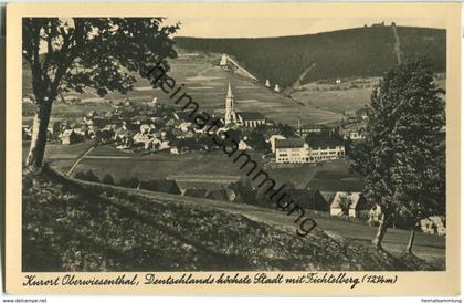 Oberwiesenthal - Foto-Ansichtskarte - Verlag Photohaus Helios Oberwiesenthal