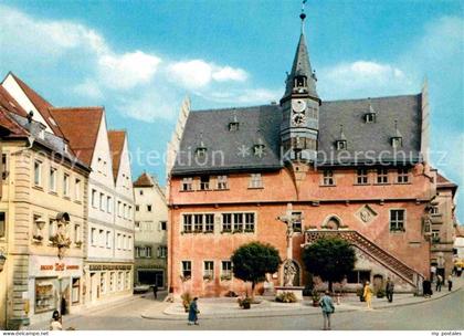 Ochsenfurt Rathaus Cafe Hotel zum Schmied von Ochsenfurt