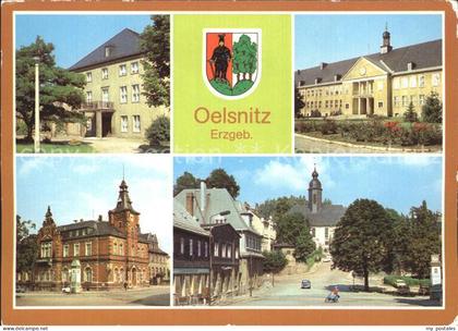 Oelsnitz Erzgebirge Kulturhaus Hans Marchwitza Rathaus Rathausplatz